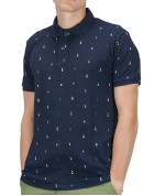 Explorer Man Polo T-shirt Navy