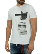 Real Brand Ανδρική Μπλουζα  Άσπρο