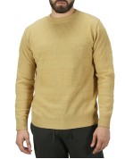 Martini Ανδρική Πλεκτη Μπλουζα  Μπεζ