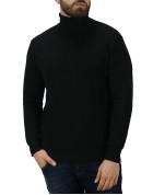 Martini Ανδρική Πλεκτη Μπλουζα  Μαύρο