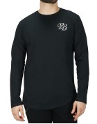 Real Brand Man T-shirt Black