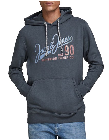Jack & Jones Man Sweatshirt "JACK PRINT SWEAT HOOD"