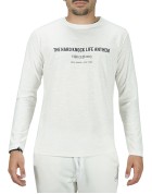 Real Brand Man T-shirt Ecru