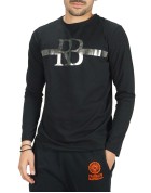 Real Brand Man T-shirt Black