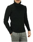 Endeson Ανδρική Πλεκτή Μπλούζα  Μαύρο